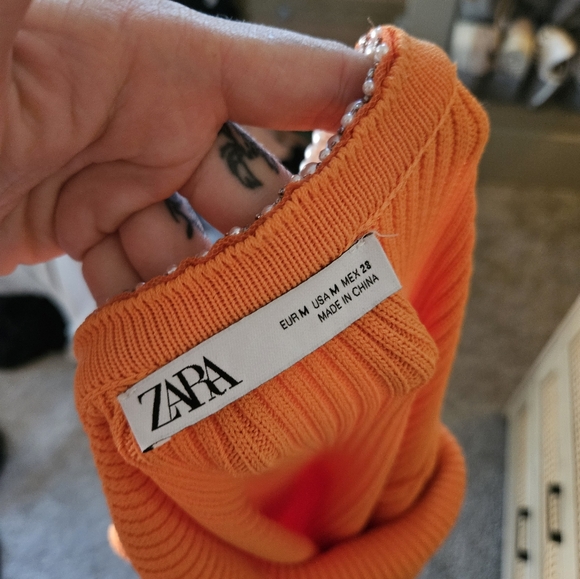 Zara orange dress - Picture 3 of 3